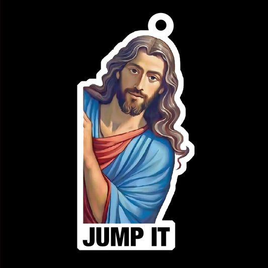 Jump It Jesus Air Freshener