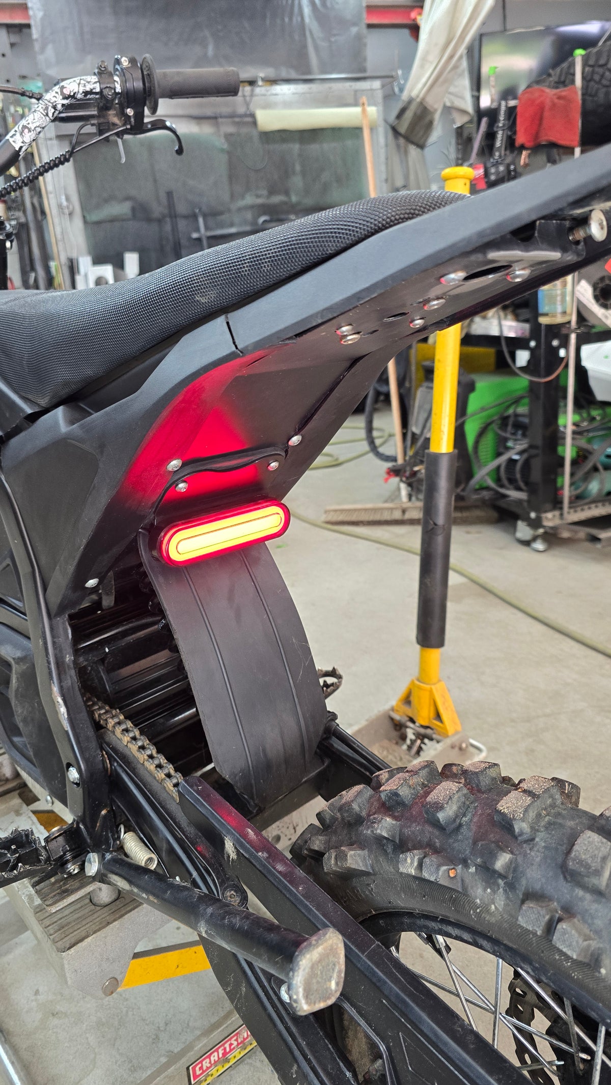 Yozma IN 110 and Pro, Valtinsu, Strike. Brake Light Relocation Kit.
